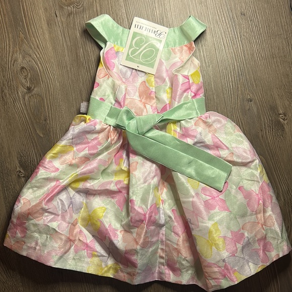 Bonnie Jean butterfly dress 3T - Picture 4 of 4